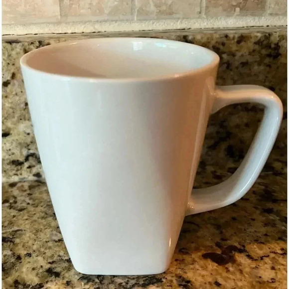 Crate & Barrel White Coffee Mug - Picture 1 of 8